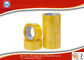 48mm x 66m Karton, der BOPP verpackt Band-klares Gelbliches versiegelt fournisseur